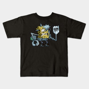 cyborg Sponge bob Kids T-Shirt